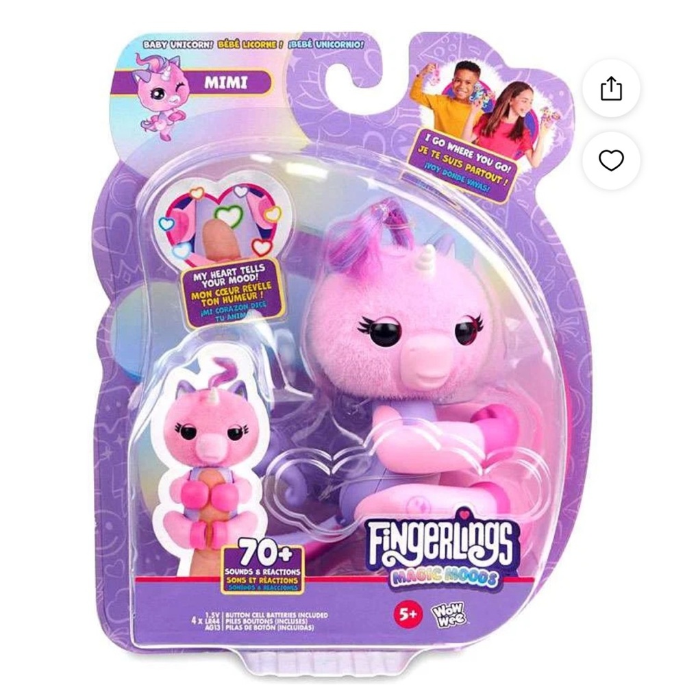 Fingerlings Magic Moods Unicorn Mimi 🦄